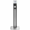 Flash Sale 🌟 GOJO Messenger™ Freestanding Floor Stand in Graphite with Silver Panel 👏