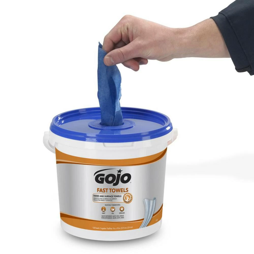 Budget 🥰 GOJO Fast Towels 130-Bucket Fast Head Hand Towel 🛒 - Image 2