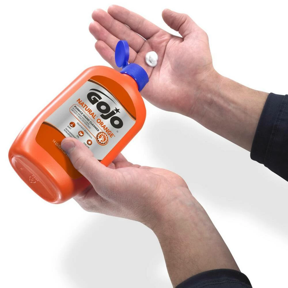Cheapest ❤️ GOJO Natural Orange™ 14 oz. Orange Hand Cleaner 👏 - Image 2