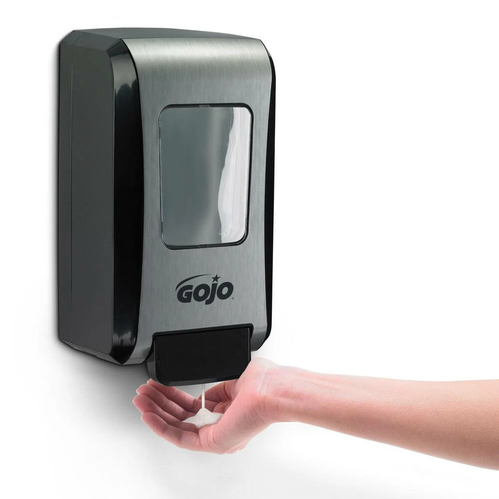 Deals 🔔 GOJO FMX-20™ High Capacity Foam Soap Dispenser in Black with Polished Chrome 🔥 - Image 4