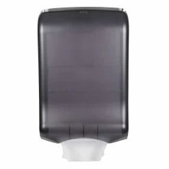 Budget 🔥 Westcraft Polystyrene Wall Mount Multi-Fold Dispenser in Translucent Black 🌟