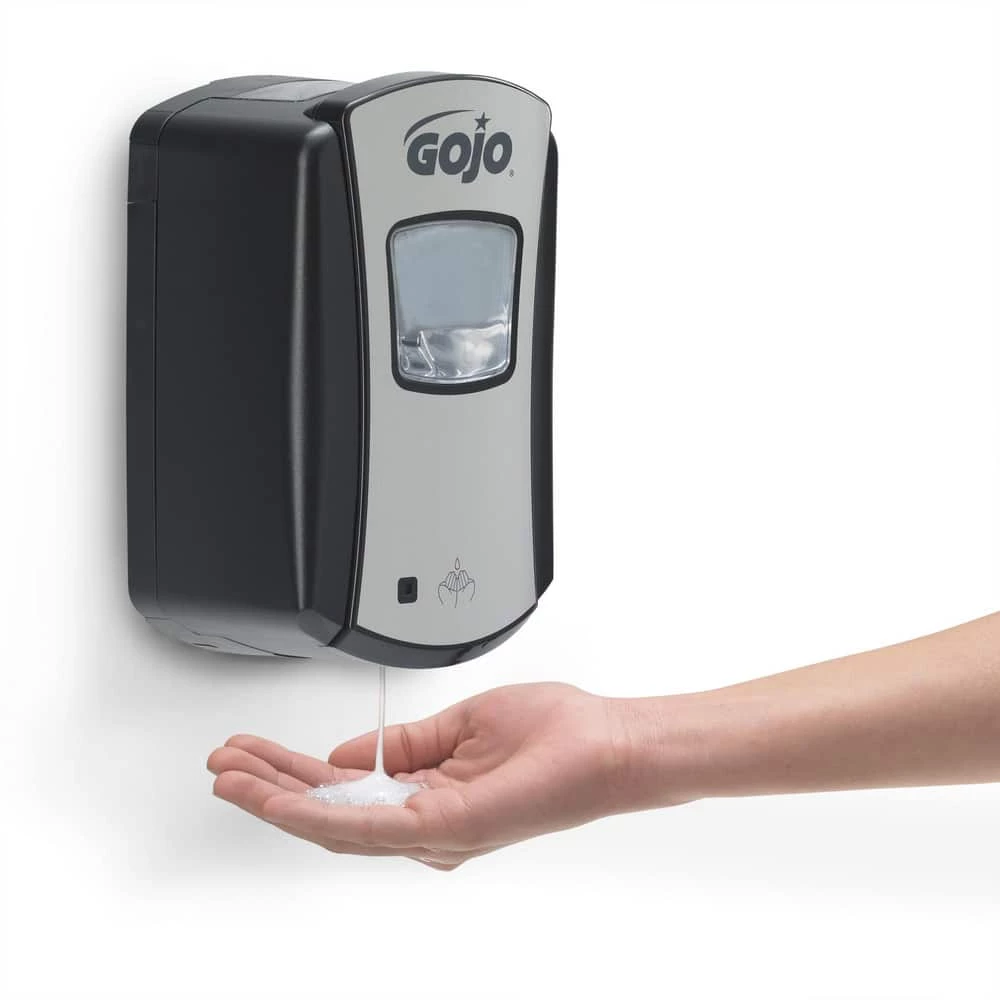 Wholesale ❤️ GOJO LTX™ 700ml Touch-Free Soap Dispenser in Black and Polished Chrome 🌟 - Image 2
