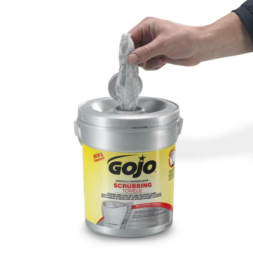 Discount ๐ฅ GOJO Scrubbing Towel Hand Cleaning in Grey ๐ - Image 4
