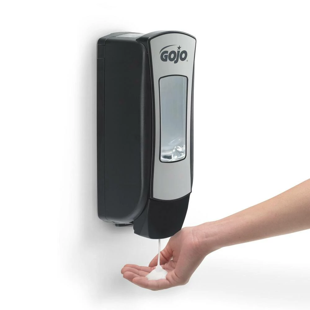 Flash Sale ❤️ GOJO ADX-12™ 1250ml Soap Dispenser in Black and Polished Chrome ✨ - Image 2