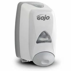 New 😀 GOJO FMX-12™ Push Style Blank No Logo Soap Dispenser in Dove Grey 🎉
