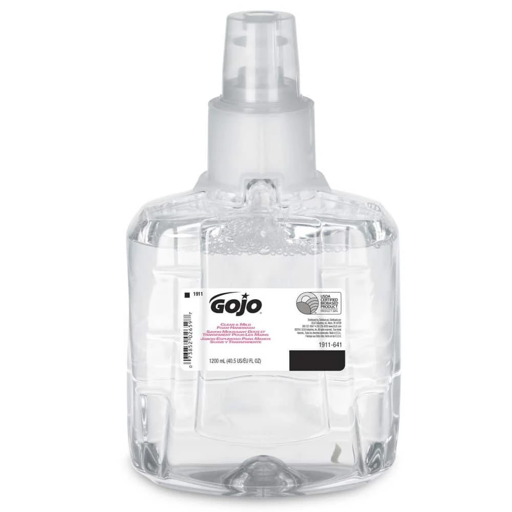 Brand new ⌛ GOJO Clear & Mild 1200ml Clear and Mild Foam Handwash ⭐